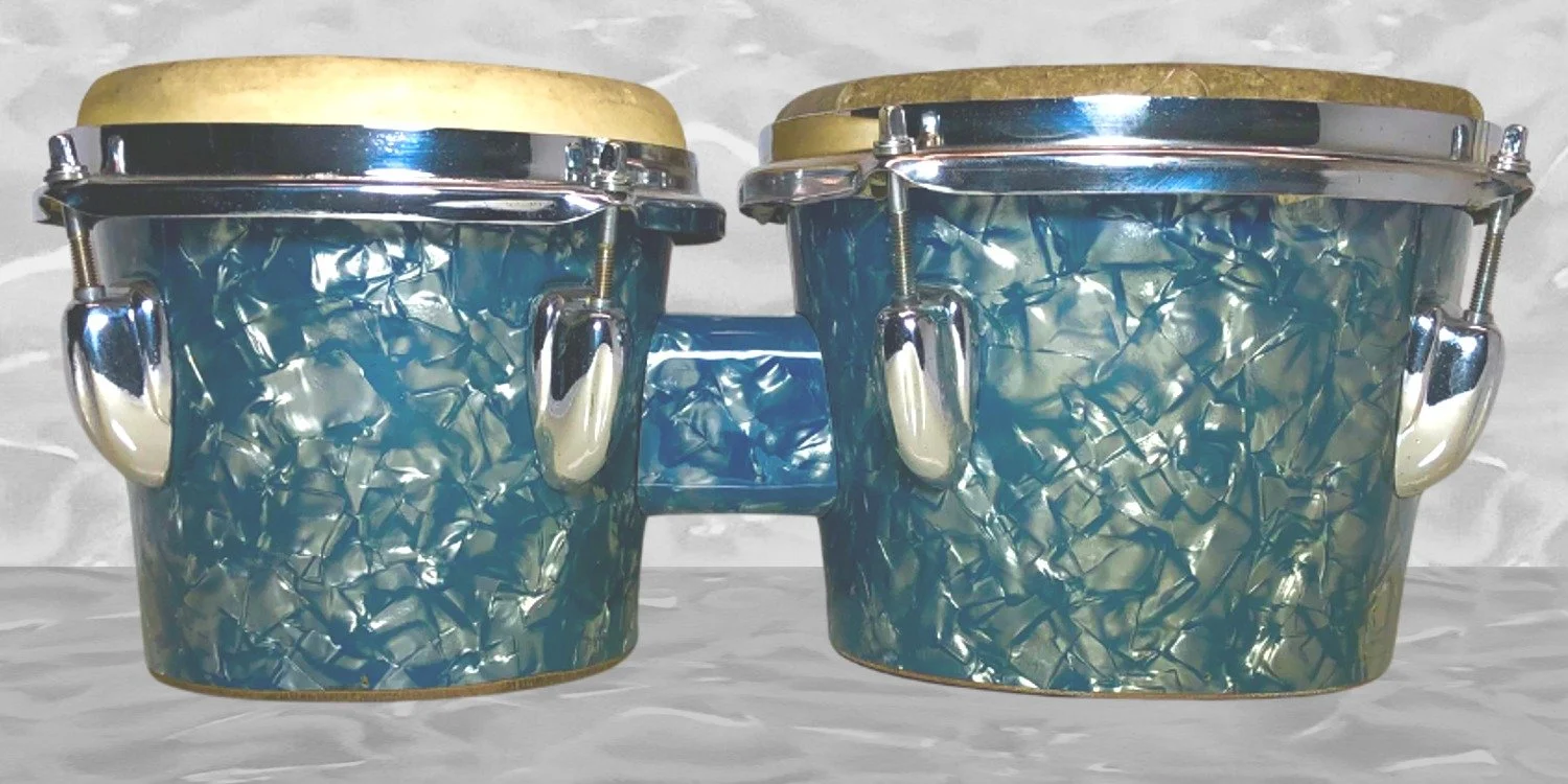 Pearl ボンゴ Vintage 1960s MIJ (Made In Japan) Bongos - MKE Drum Co.